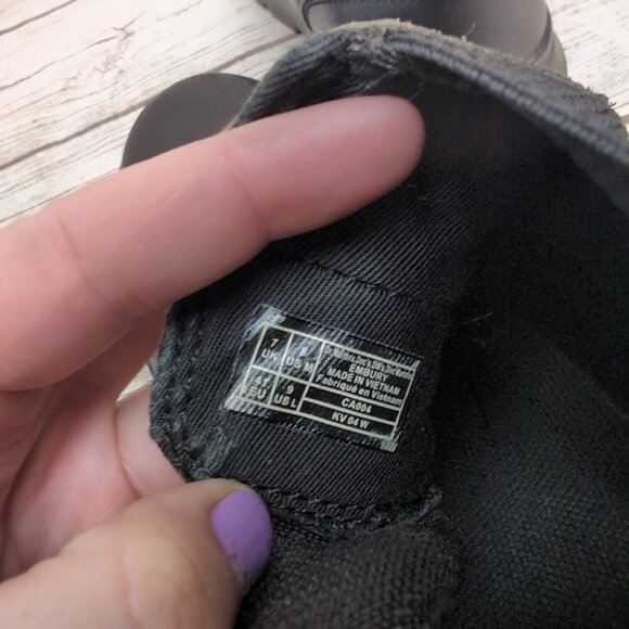 Dr Martens Embury Black Leather Slip On Chelsea Boots Women 9 Men 8 - Picture 5 of 8